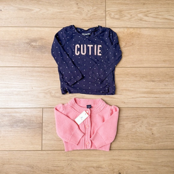 BABY GIRLS CUTE AND PREPPY FALL WINTER HOLIDAY CLOTHING BUNDLE SIZE 18-24 MONTHS - Picture 8 of 13